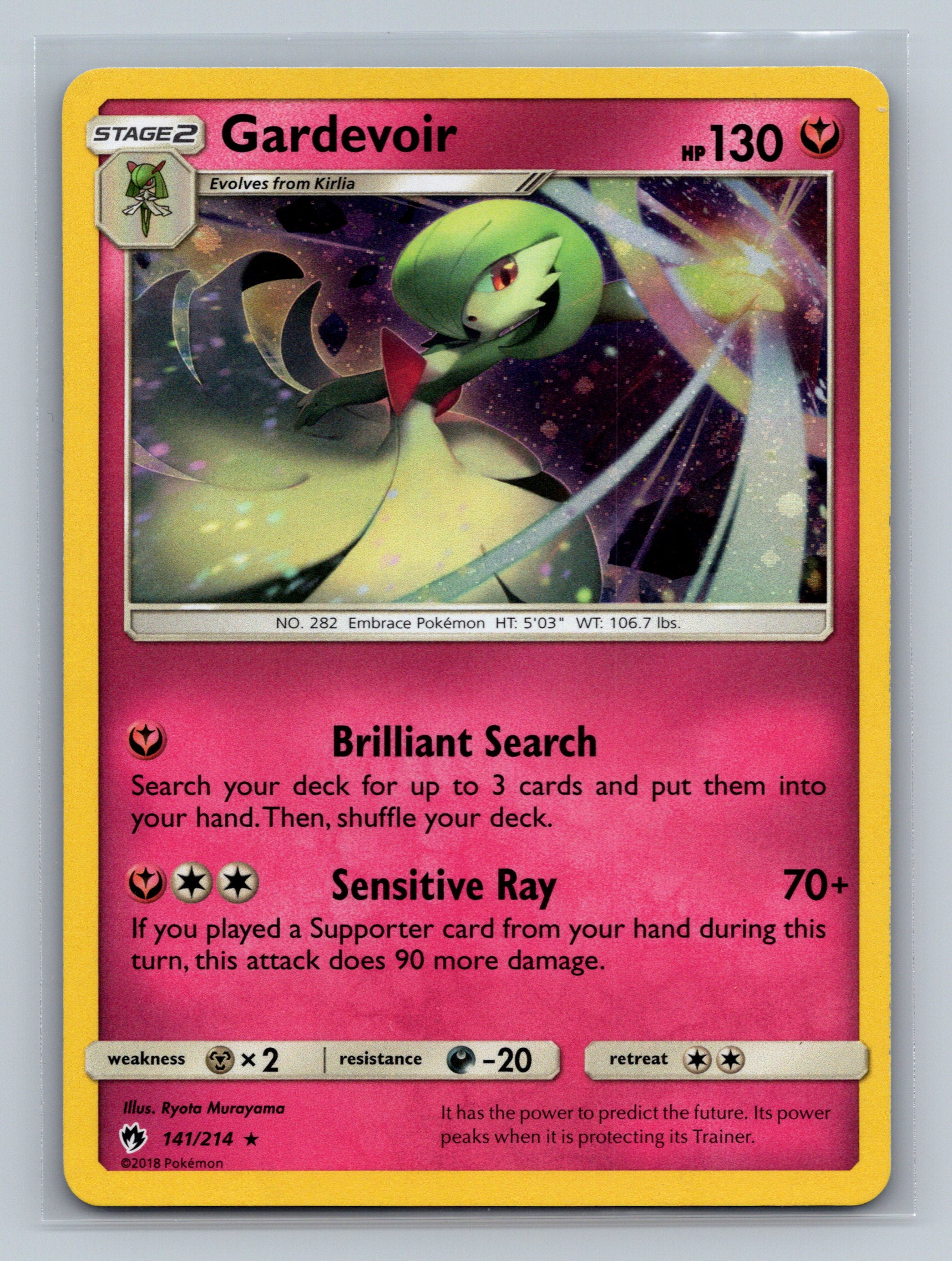 Gardevoir - 141/214 (Cosmos Holo)
