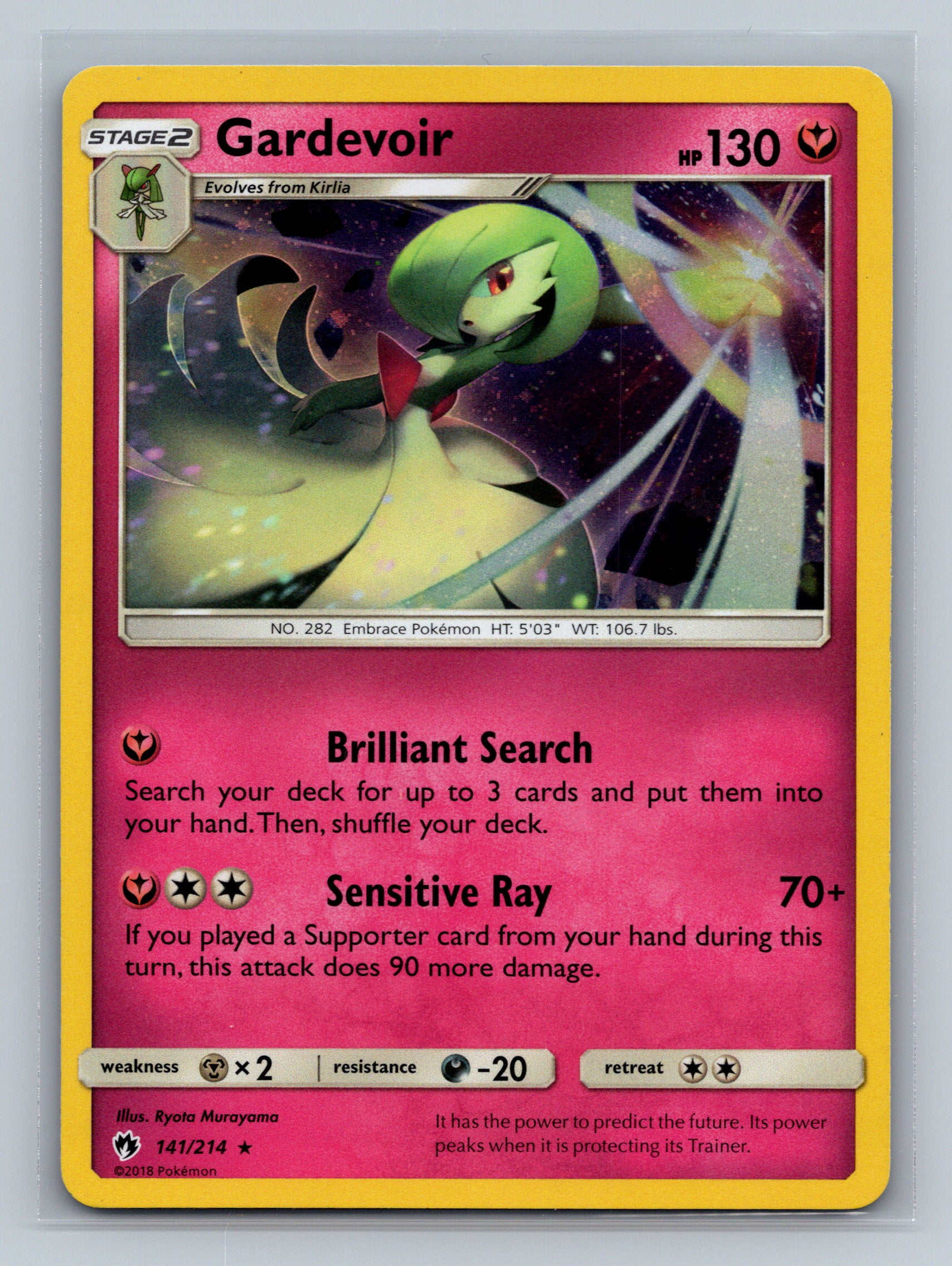 Gardevoir - 141/214 (Cosmos Holo)