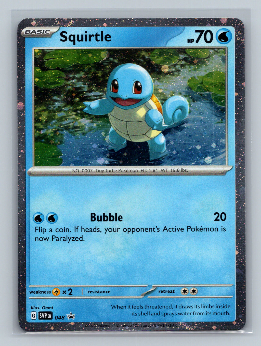 Squirtle - 048 (Cosmos Holo)