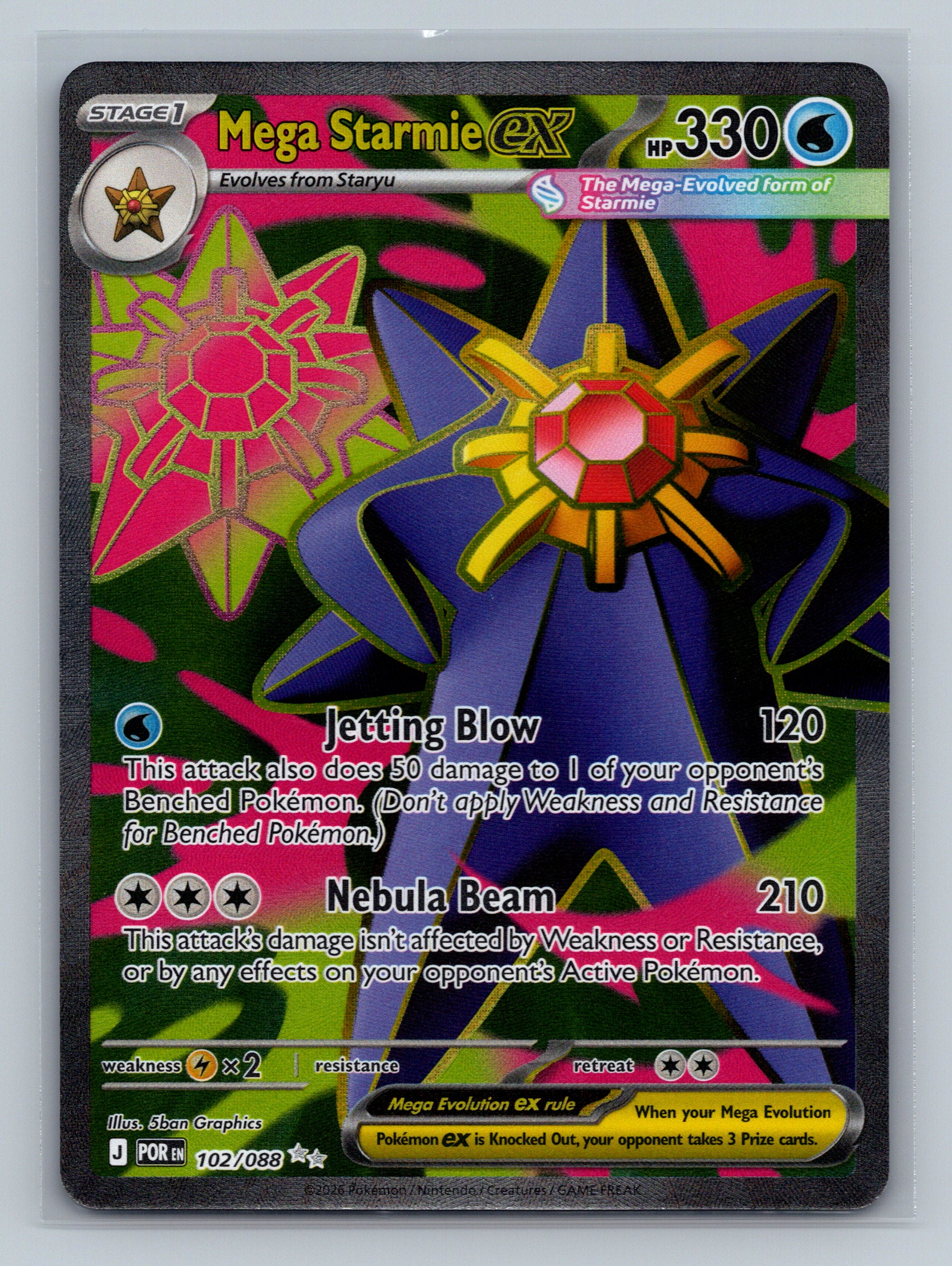 Mega Starmie ex - 102/088