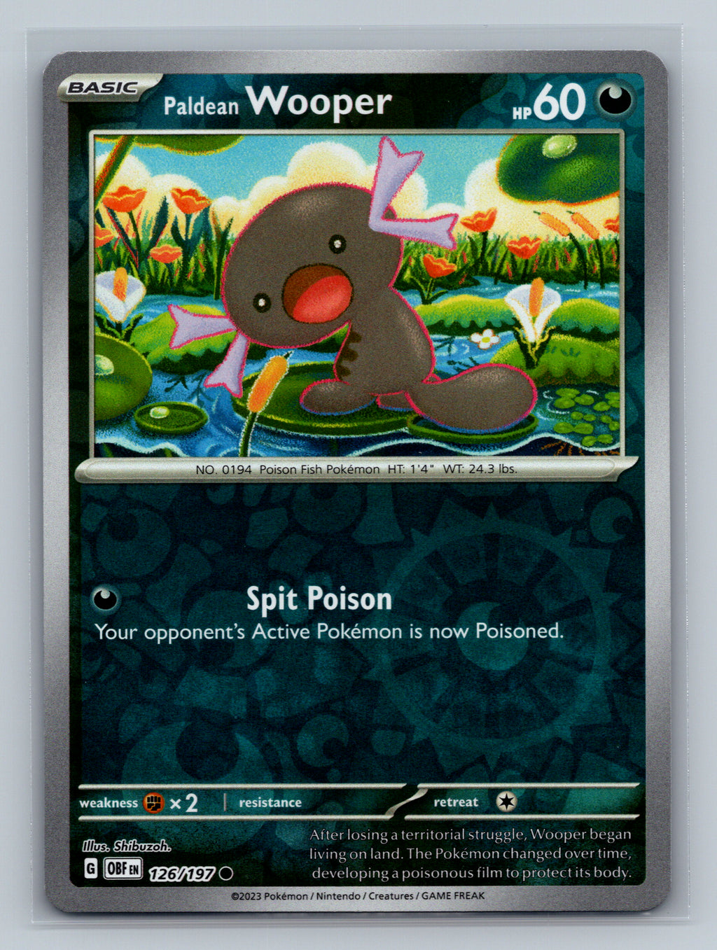 Paldean Wooper - 126/197