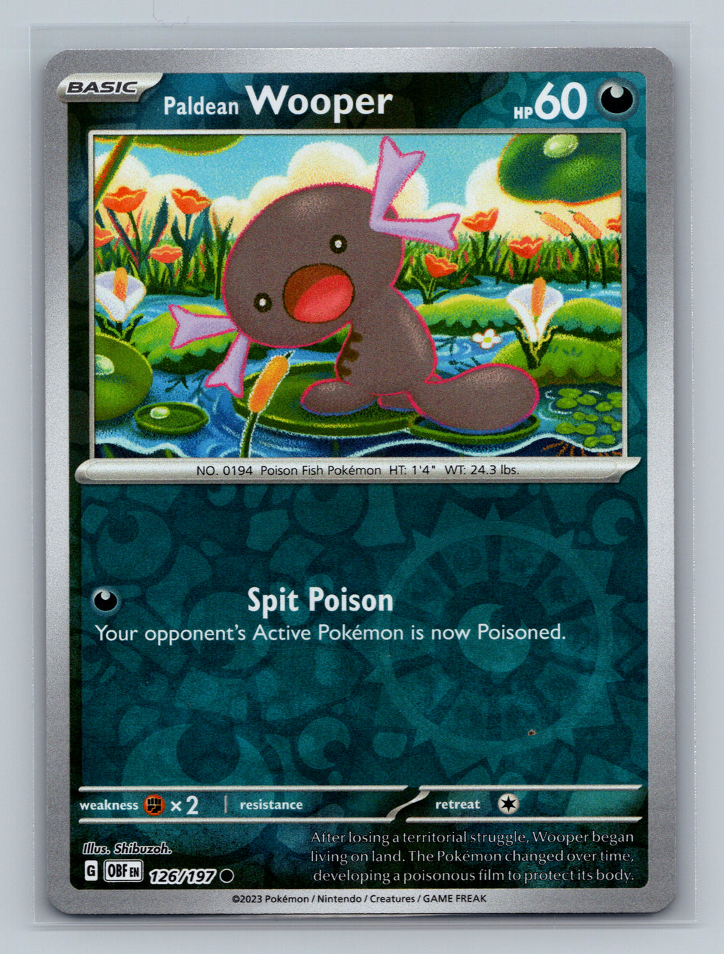 Paldean Wooper - 126/197