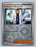 Professor's Research [Professor Turo] - 190/198 SVI Pokemon Card English Reverse Holofoil Near Mint