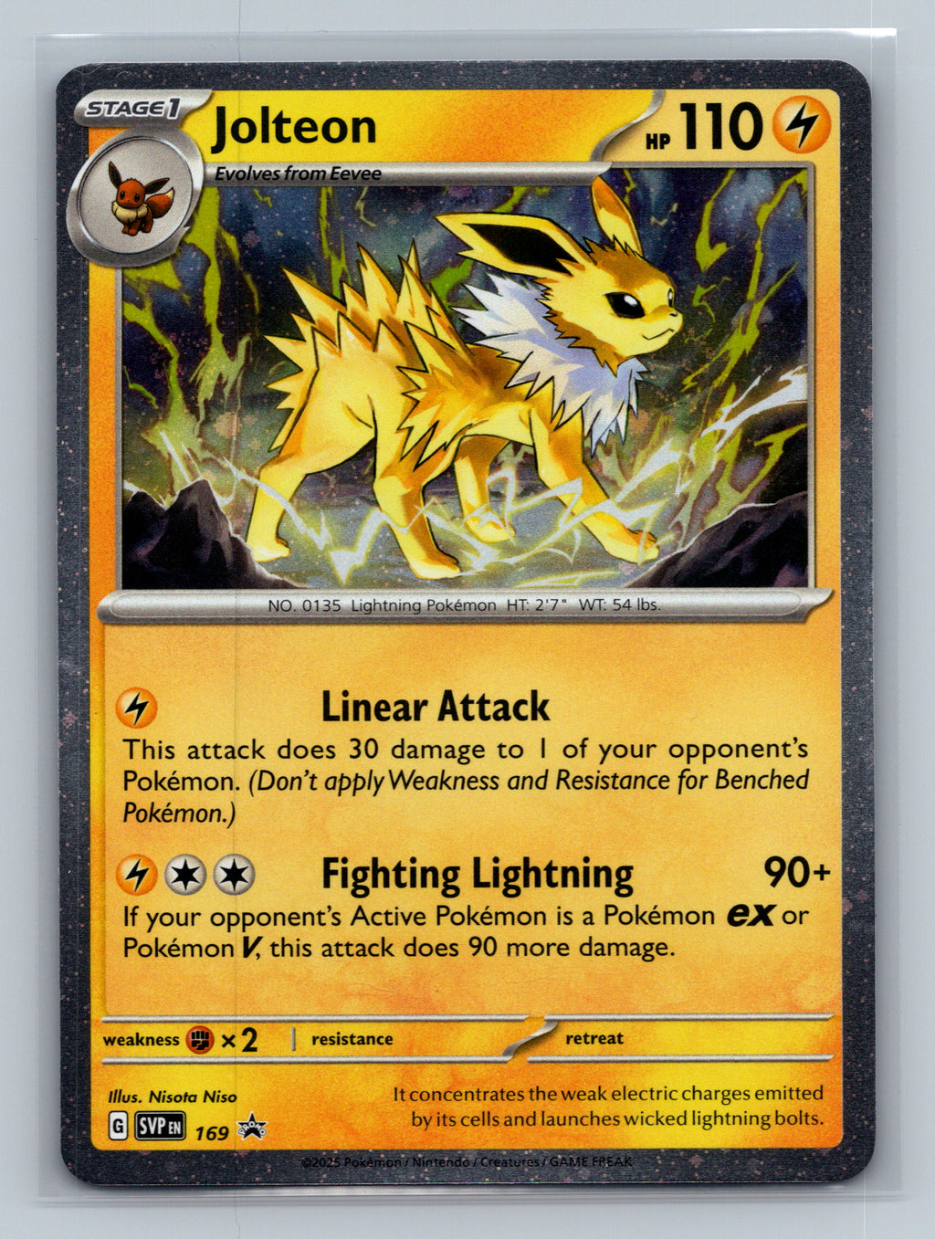 Jolteon - 169 (Cosmos Holo)