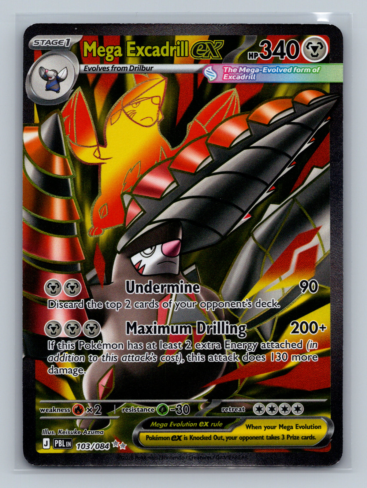 Mega Excadrill ex - 103/084