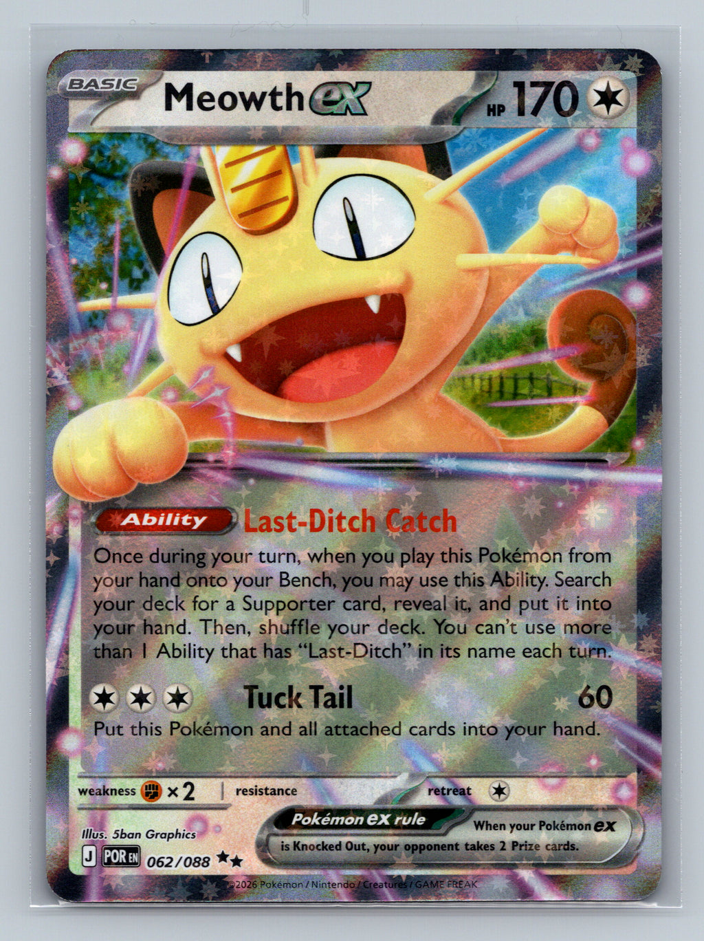 Meowth ex - 062/088