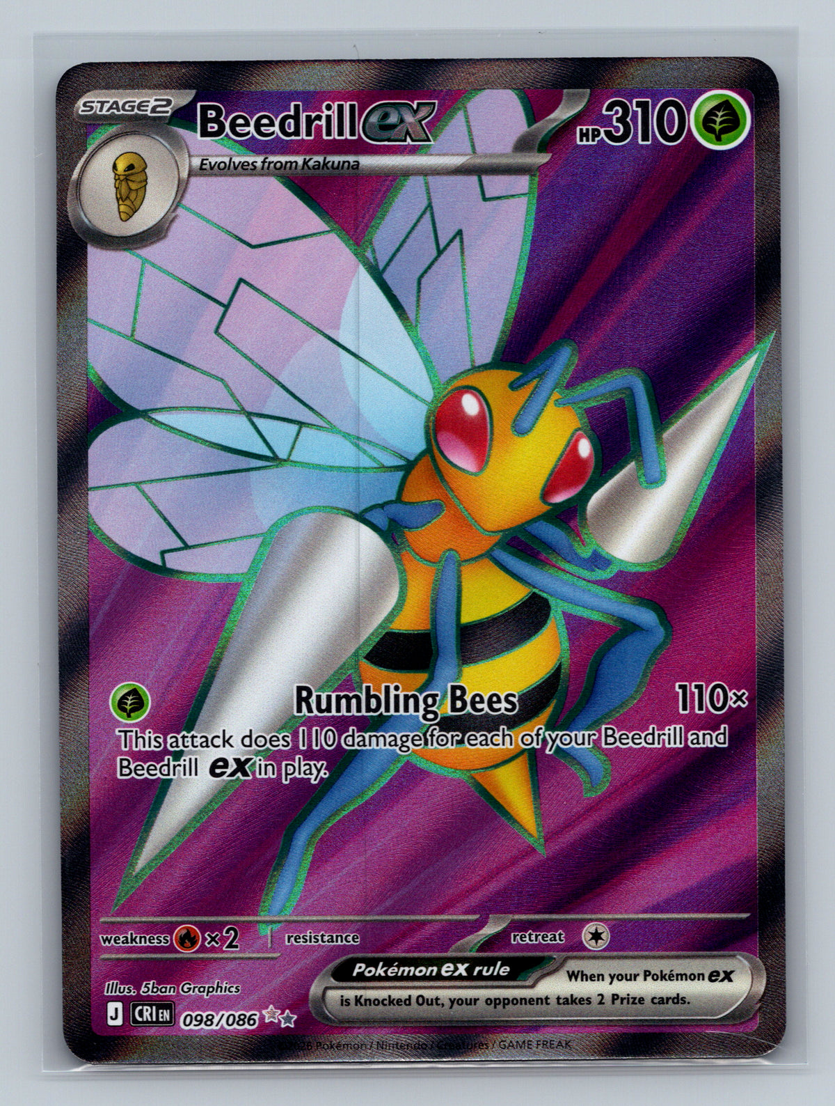 Beedrill ex - 098/086