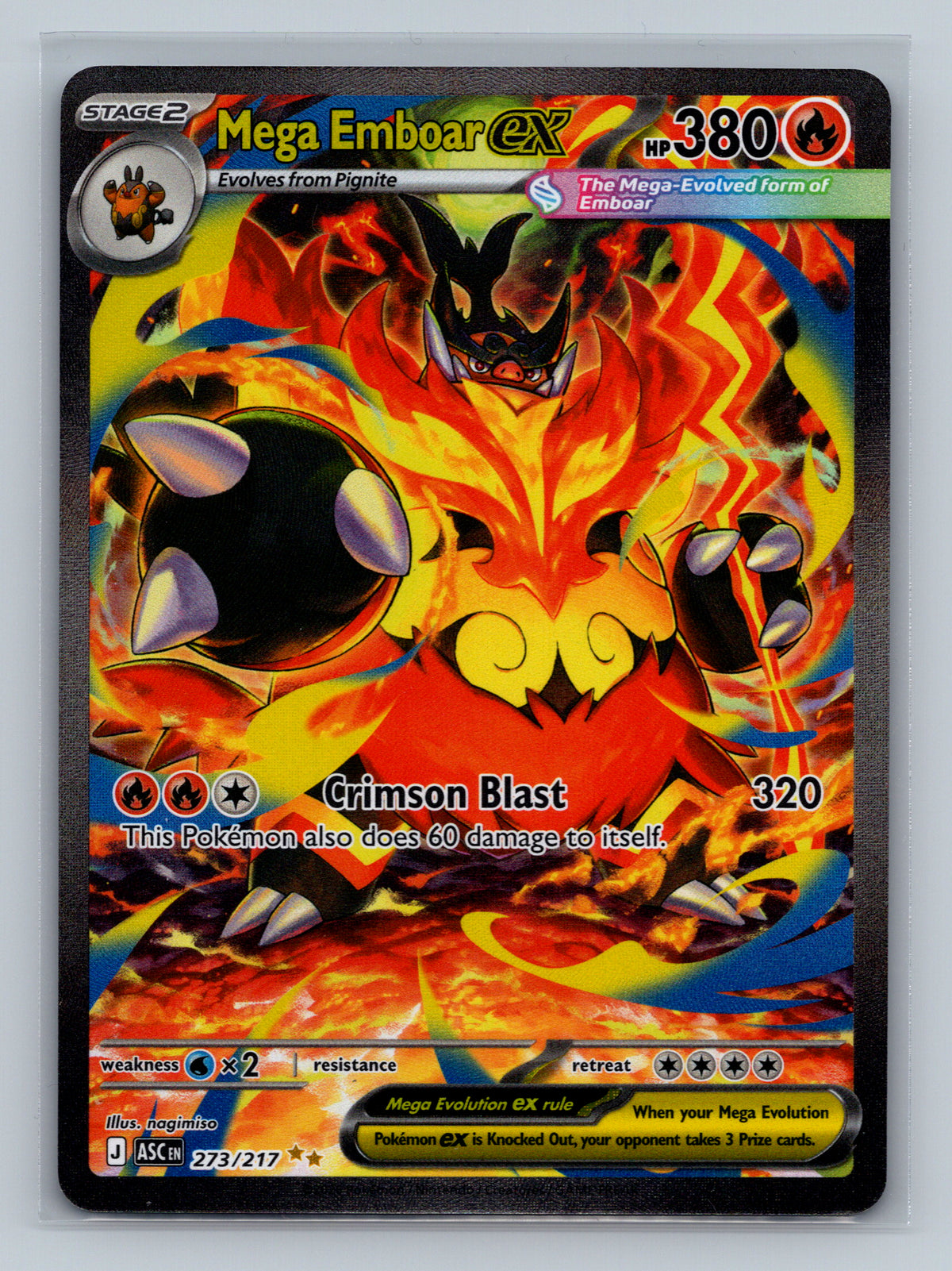 Mega Emboar ex - 273/217