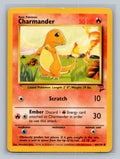 Charmander 69/130 BS2 Pokemon Card English Normal Moderately Played