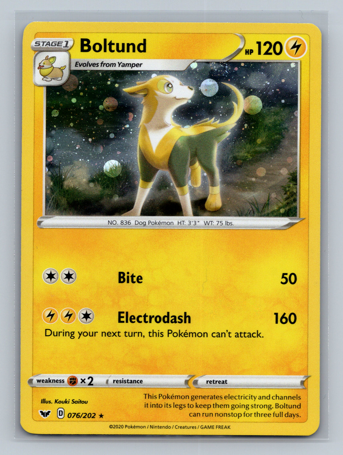 Boltund - 076/202 (Cosmos Holo)