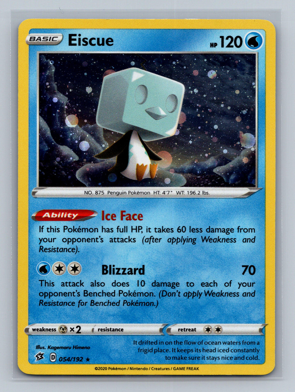 Eiscue - 054/192 (Cosmos Holo)