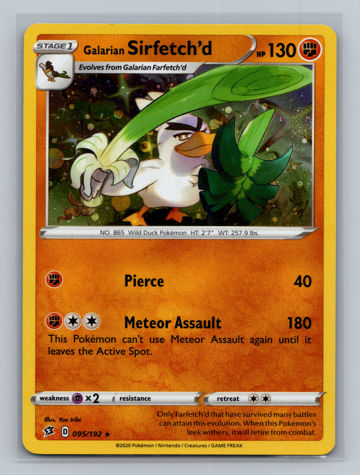 Galarian Sirfetch'd - 095/192 (Cosmos Holo)