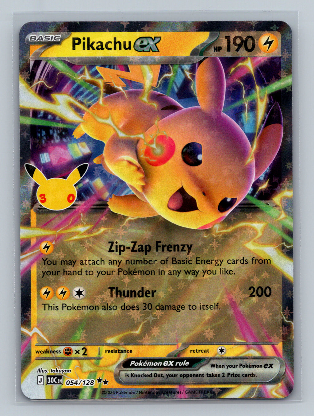 Pikachu ex - 054/128
