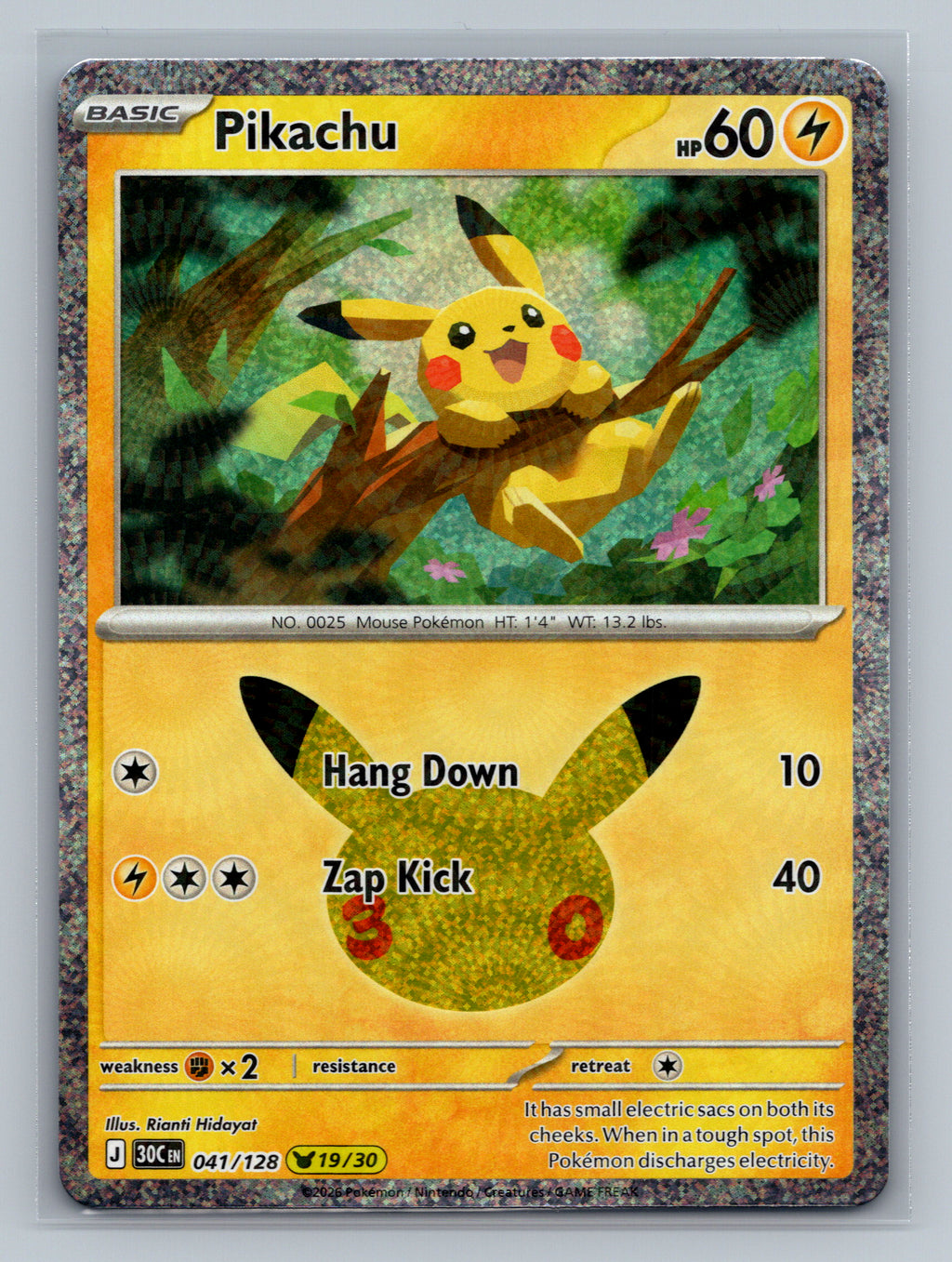 Pikachu - 041/128