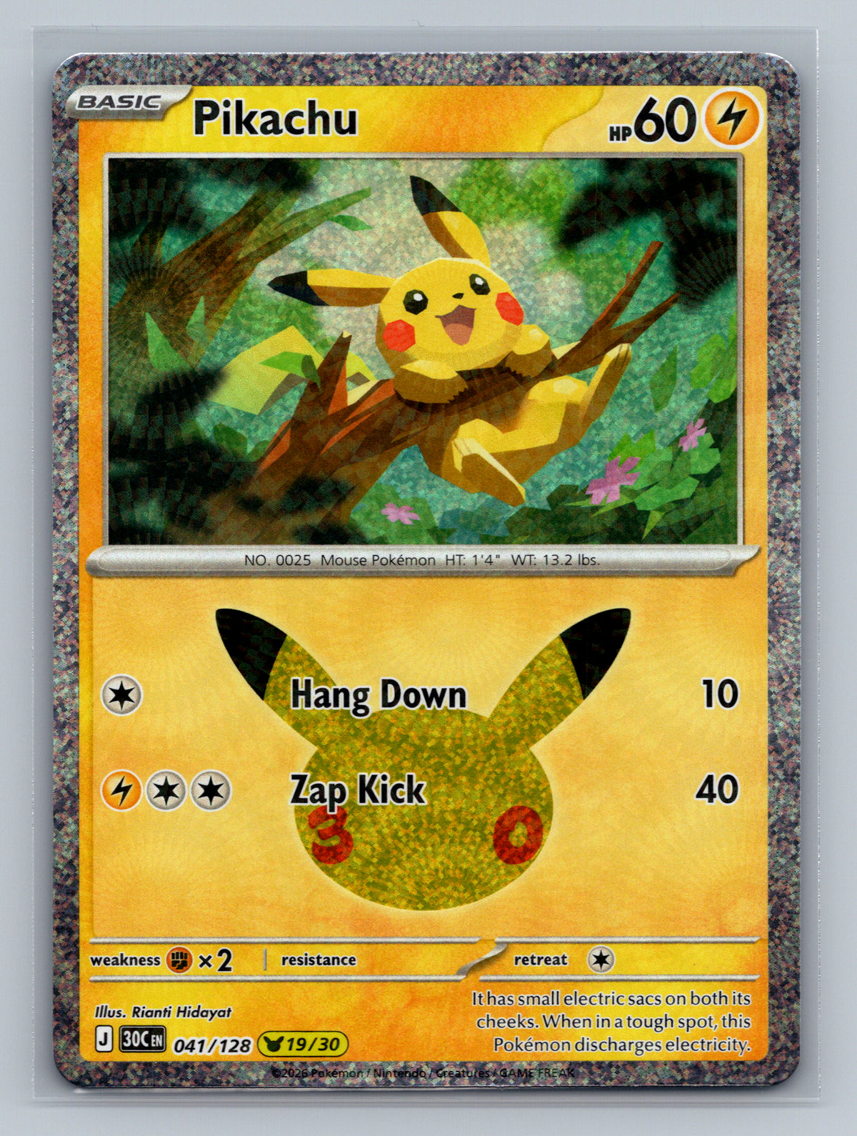 Pikachu - 041/128