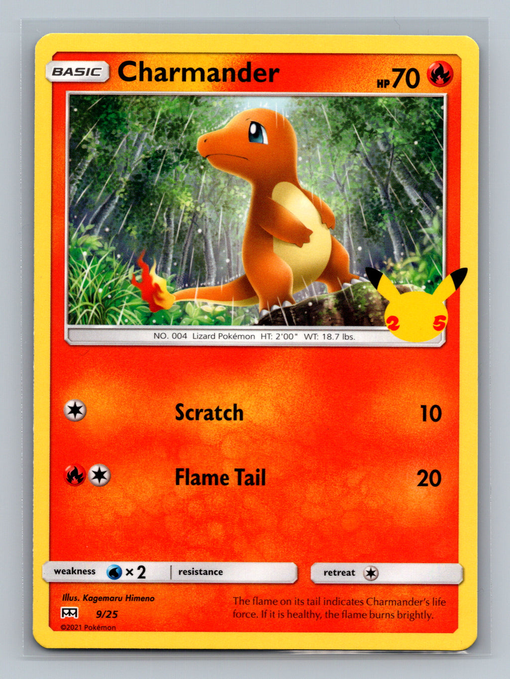 Charmander - 9/25 009/025 M21 Pokemon Card English Normal Near Mint