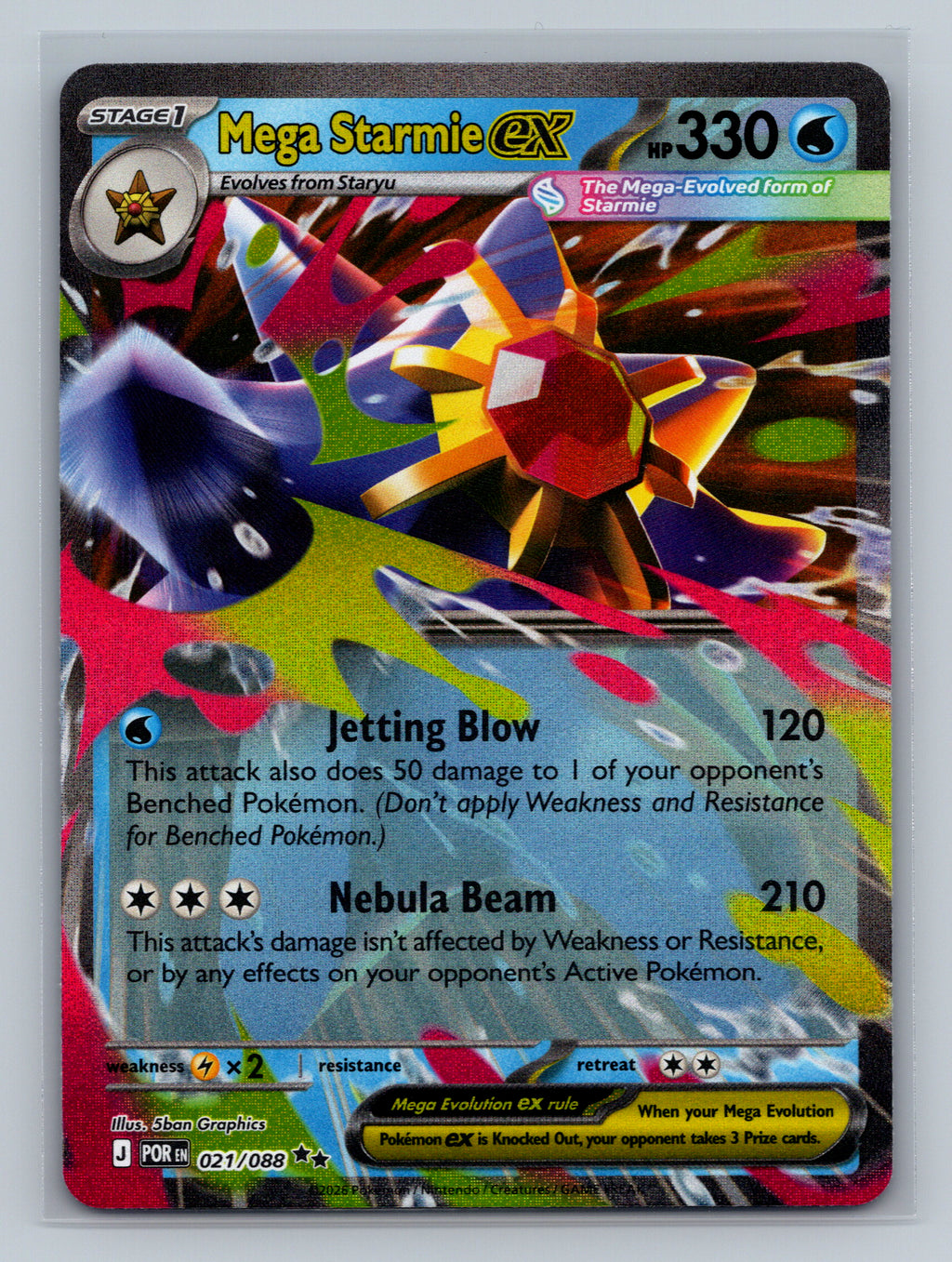Mega Starmie ex - 021/088