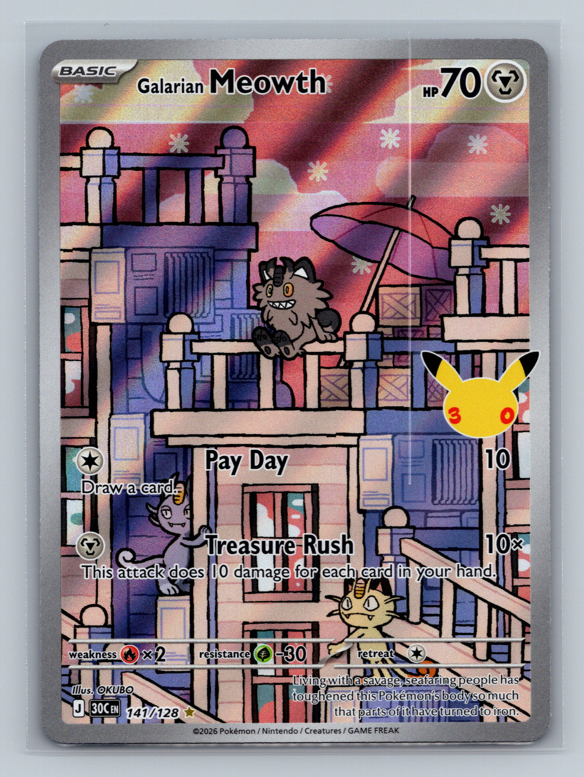Galarian Meowth - 141/128