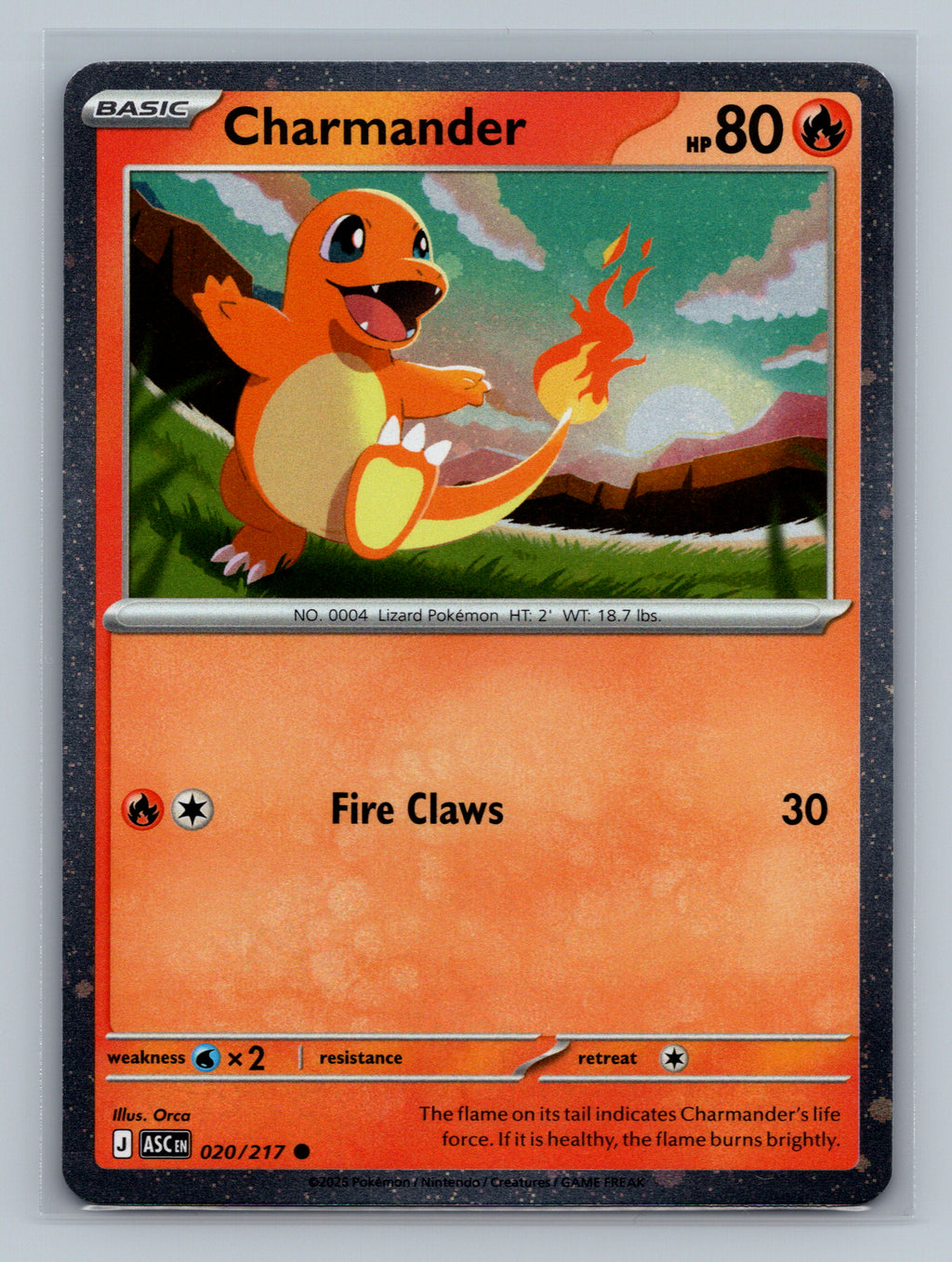 Charmander - 020/217 (Cosmos Holo)