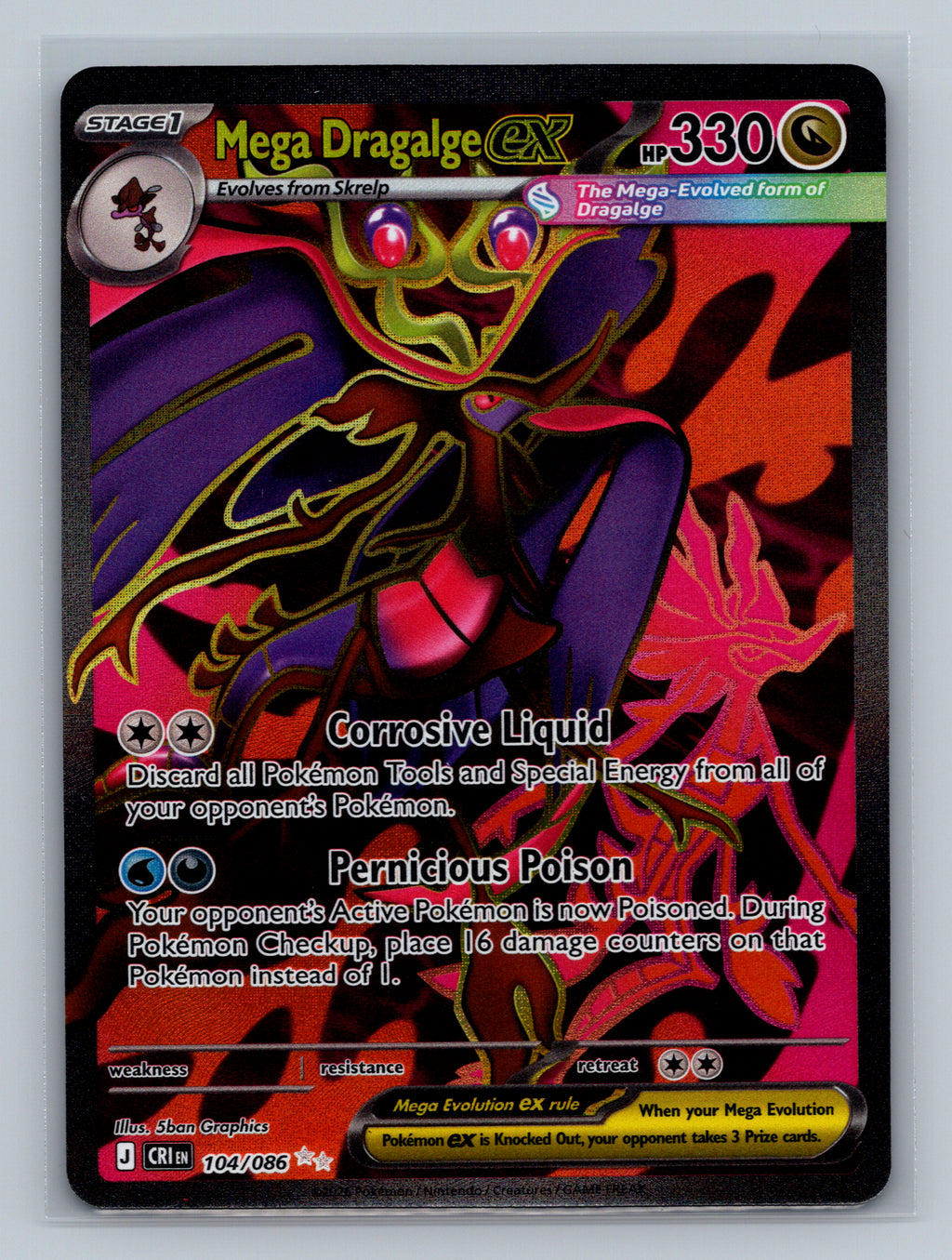 Mega Dragalge ex - 104/086