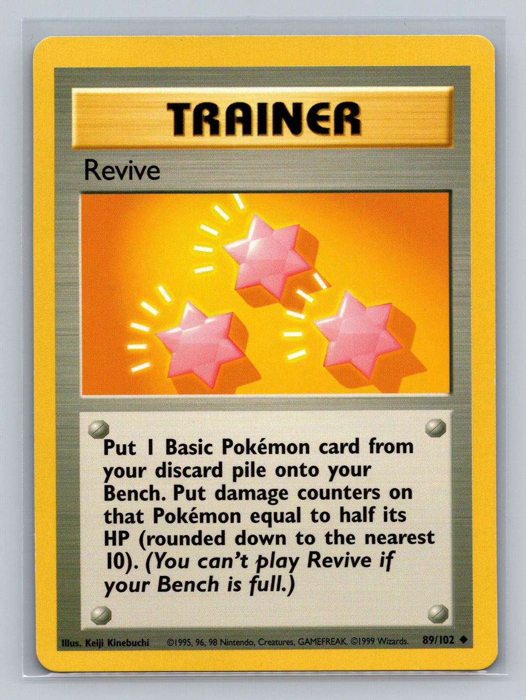 Revive 89/102 BS Pokemon Card English Normal Lightly Played