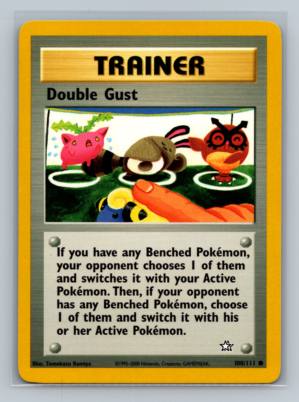 Double Gust 100/111 N1 Pokemon Card English Unlimited Lightly Played