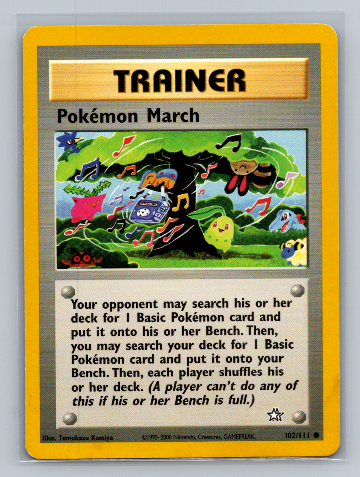 Pokemon March 102/111 N1 Pokemon Card English Unlimited Lightly Played