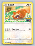 Bidoof 059/078 PGO Pokemon Card English Normal Near Mint